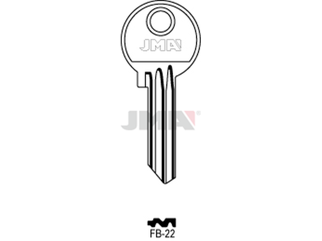 FB-22 Cilindričan ključ (Silca FB10R / Errebi F1R) 12996