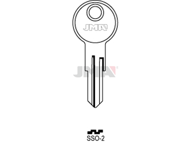 SSO-2 Cilindričan ključ (Silca ED4, SSO2, IEH1 / Errebi SSO2) 13711