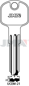 JMA UCEM-21 Specijalan ključ ( Silca UC9)
