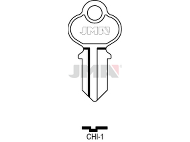 CHI-1 Cilindričan ključ (Silca CH2 / Errebi CHI4) 12689