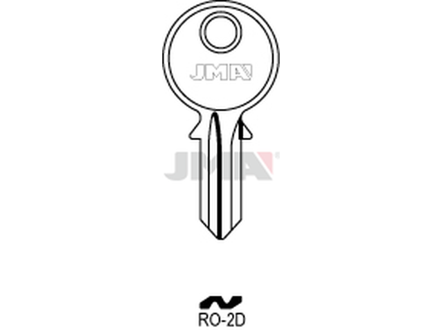 RO-2D Cilindričan ključ (Silca RO1 / Errebi R3) 13638