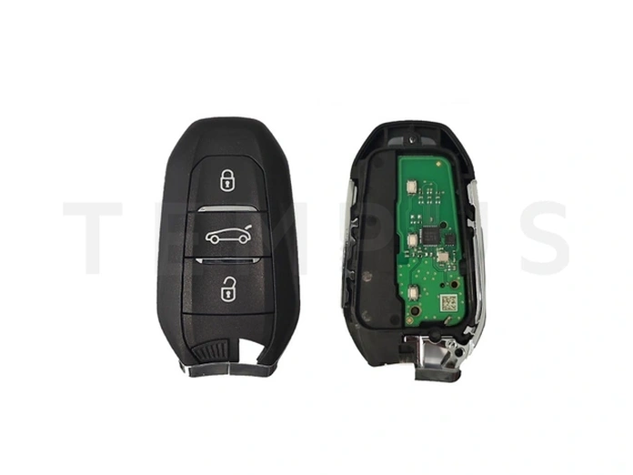 OSTALI EL PEUGEOT 13 A - Peugeot AES handsfree smart daljinac 3 tastera - GEPEK, aftermarket, A3M15 A3M05 A3M65, Hitag AES 433MHz CIT-1 / VA2