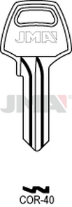 JMA COR-40 Cilindričan ključ (Silca CB3 / Errebi CO5PD)