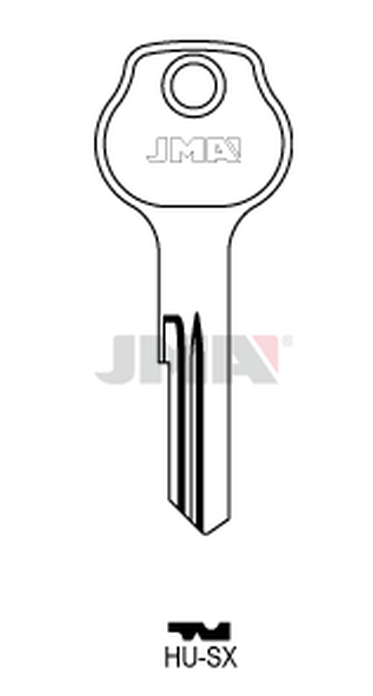 JMA HU-SX Cilindričan ključ(Errebi HF7/Silca HU9)