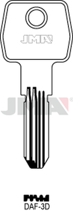 JMA DAF-3D Specijalan ključ (Silca DF4R / Errebi DF3)