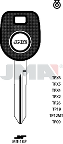 JMA TP00MIT-18.P (Silca EK3P-MIT16 / Errebi T00MIT15P)