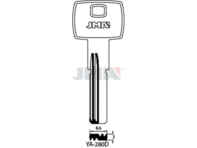 YA-280D Specijalan ključ (Silca THR3R / Errebi YI19) 14952