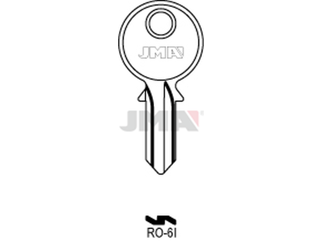 RO-6I Cilindričan ključ (Silca RO11R) 13650