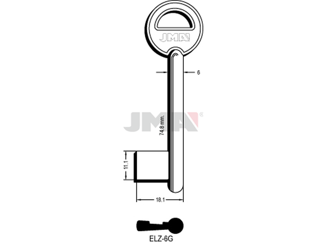 ELZ-6G Kasa ključ (Errebi 65EZ6) 12916