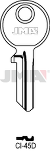 JMA CI-45D Cilindričan ključ (Silca CS22 / Errebi LOG4PD)