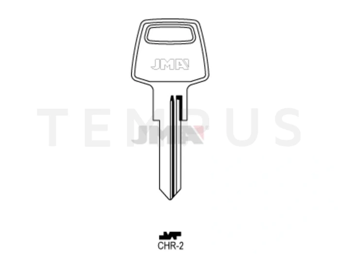 JMA CHR-2 Cilindrican ključ
