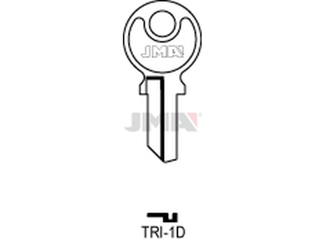 TRI-1D Cilindričan ključ (Silca TL12R / Errebi TR12R) 13957