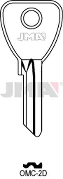 JMA OMC-2D Cilindričan ključ (Silca OC074 / Errebi O5PD)