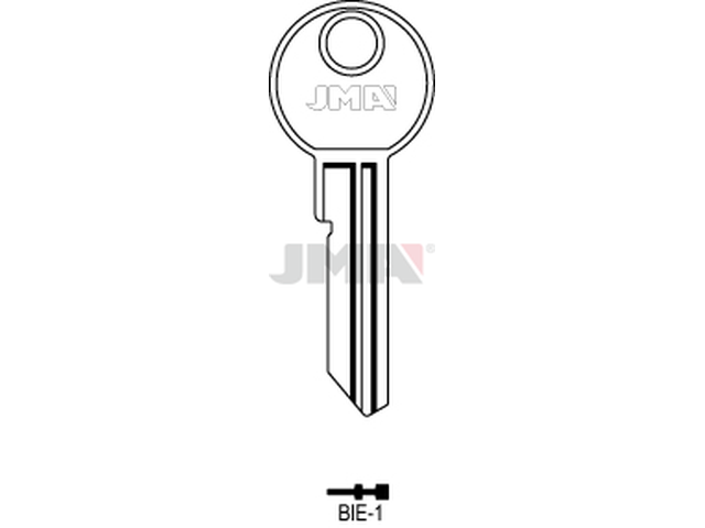 BIE-1 Cilindričan ključ (Silca BI110 / Errebi BL1) 12589