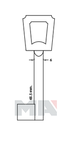 JMA N-1G Kasa ključ (Errebi 4JN1)