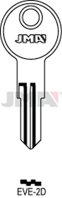 JMA EVE-2D Cilindričan ključ (Silca ED3R / Errebi EVG3R)