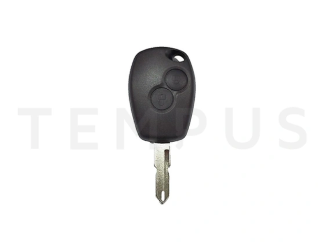 EL RENAULT 27 - Renault Twingo Symbol Dacia Duster Sandero daljinac 2 tastera, aftermarket, HITAG AES 433 MHz 19550