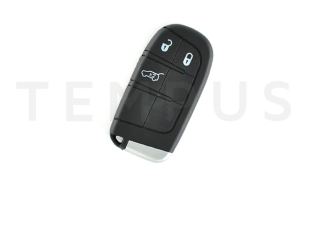 EL FIAT 08 - Fiat Chrysler Jeep Dodge keyless smart daljinac 3 tastera, aftermarket, Hitag AES PCF7961M - 433 MHz 19530
