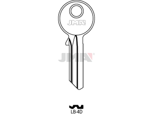 LB-4D Cilindričan ključ (Silca YT16 / Errebi LOB4) 13368
