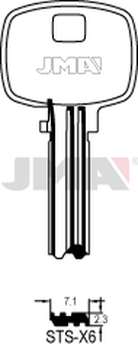 JMA STS-X6 Specijalan ključ (Silca STS6 / Errebi STS11)