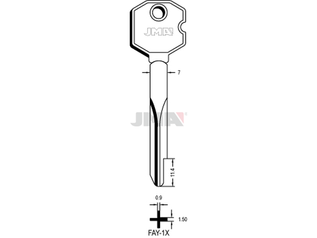 FAYN Krstasti ključ (Errebi FAYX1) 14162