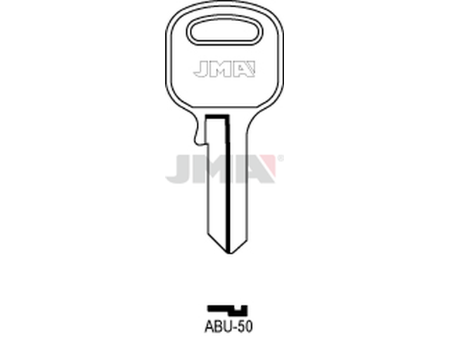 ABU-50 Cilindričan ključ (Silca AB17R / Errebi AU11S ) 12485