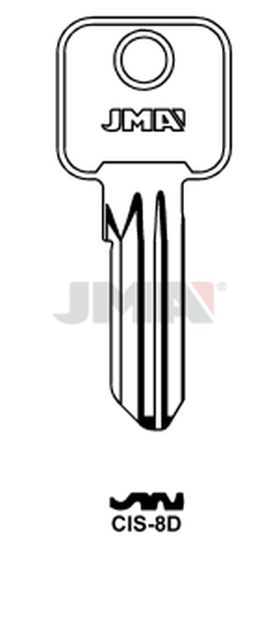 JMA CIS-8D Cilindični ključ (Errebi CIS9/Silca CIS12X)