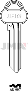 JMA AS-HH7 Cilindričan ključ (Silca ASS52R / Errebi AA52R)