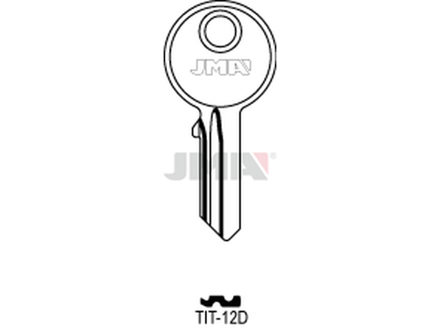 TIT-12D Cilindričan ključ (Silca TN10 / Errebi TT9) 13757