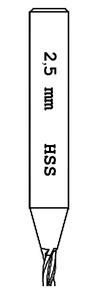 OSTALI HSS 2.5 mm TM ULTRA