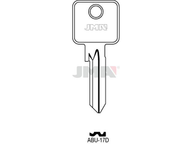 ABU-17D Cilindričan ključ (Silca CS85, CS46 / Errebi AU5DQ, C5DQ ) 12446