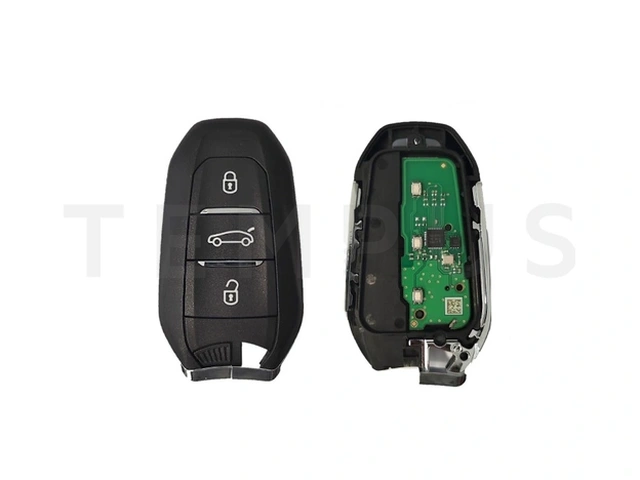 EL PEUGEOT 13 A - Peugeot AES handsfree smart daljinac 3 tastera - GEPEK, aftermarket, A3M15 A3M05 A3M65, Hitag AES 433MHz CIT-1 / VA2 20383