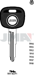 JMA TP00MIT-8D.P1 (Silca MIT11RTE / Errebi T00MIT8RP)
