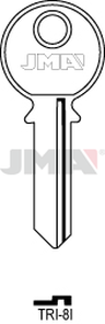 JMA TRI-8I Cilindričan ključ (Silca TL4R / Errebi TR2)