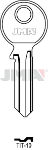 JMA TIT-10 Cilindričan ključ (Silca TN8R / Errebi TT7R)