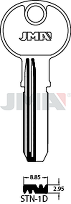 JMA STN-1D Specijalan ključ (Silca STD1R)