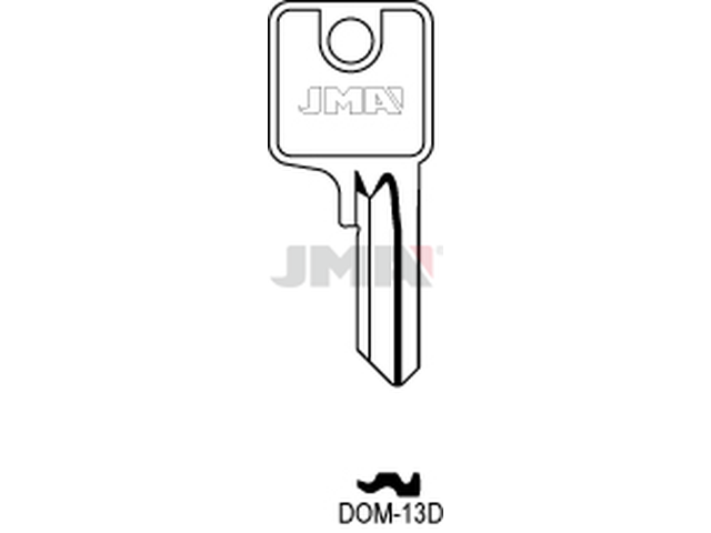 DOM-13D Cilindričan ključ (Silca DM16 / Errebi DM23, DM13) 12860