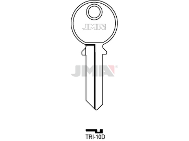 TRI-10D Cilindričan ključ (Silca TL2 / Errebi TR5R) 13950