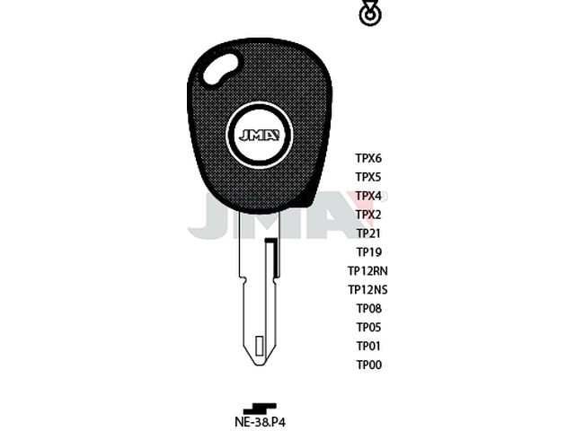 TP00NE-38.P4 (Silca NE73T0 / Errebi T00NE72P) 13901