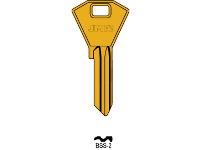 BSS-2 NARANJA Cilindričan ključ (Silca BS5R / Errebi BN8R) 14191