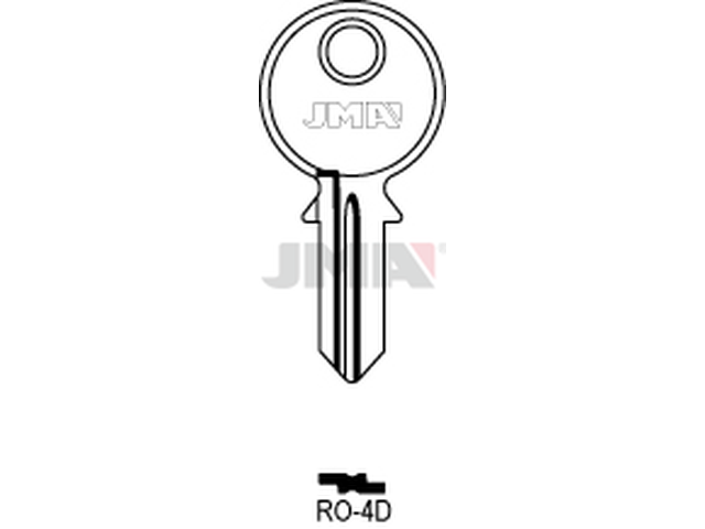 RO-4D Cilindričan ključ (Silca RO5 / Errebi R5R) 13645