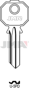 JMA U-5PD Cilindričan ključ (Errebi UP5D)