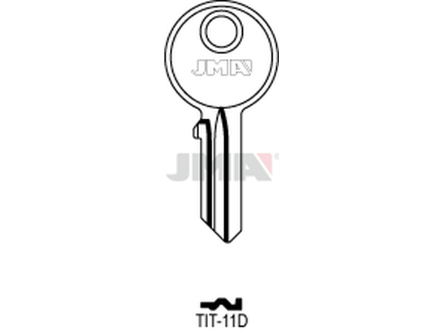 TIT-11D Cilindričan ključ (Silca TN9 / Errebi TT8) 13756