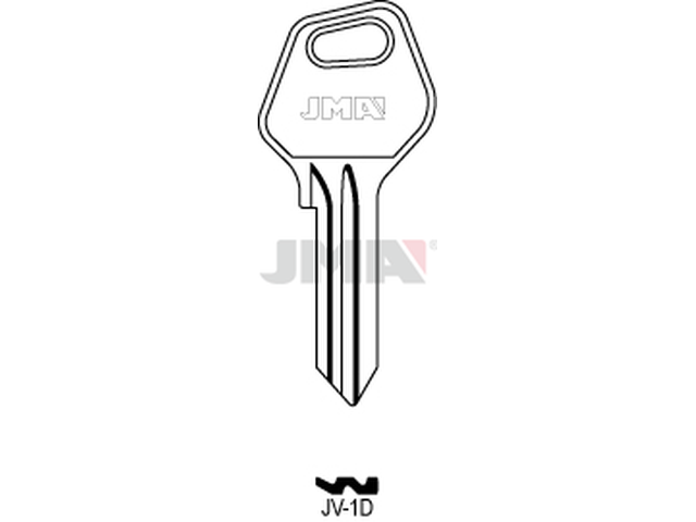 JV-1D Cilindričan ključ (Silca JL3 / Errebi JV1) 13282
