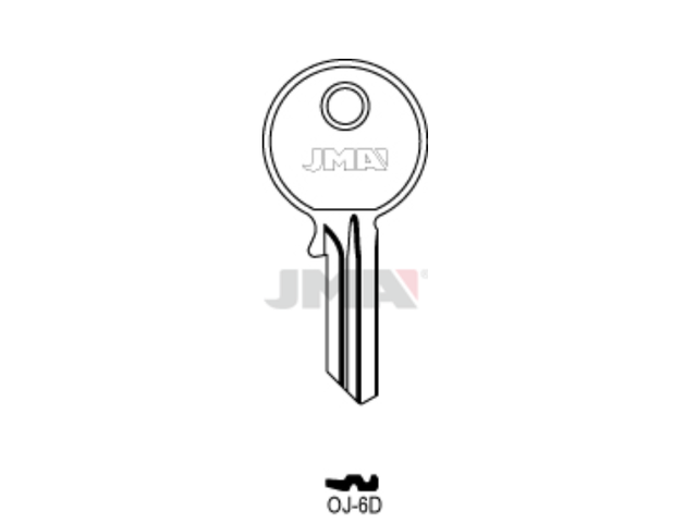 OJ-6D Cilindričan ključ (Silca OJ4 / Errebi OJ6) 15870