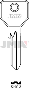 JMA CI-51D Cilindričan ključ (Silca CS119 / Errebi C5DE)