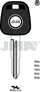 JMA TP00TOYO-17.P (Silca TOY46RT0 / Errebi T00TY44RP)