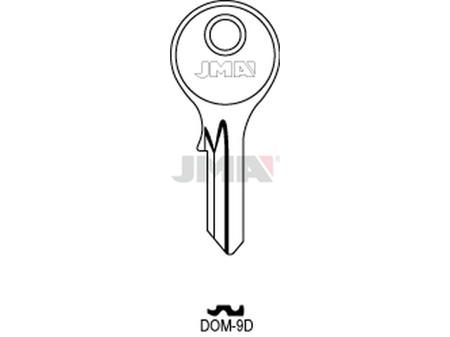 DOM-9D Cilindričan ključ (Silca DM2 / Errebi DM7) 12894