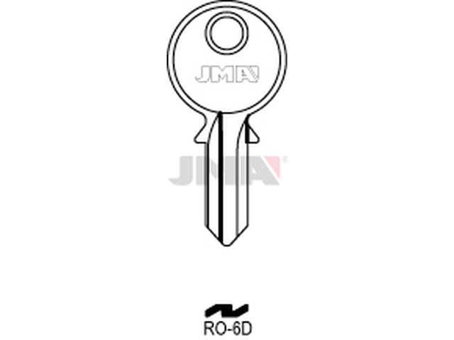 RO-6D Cilindričan ključ (Silca RO11) 13649