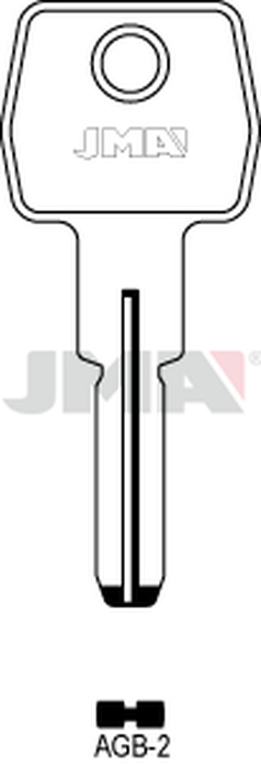 JMA AGB-2 Specijalan ključ (Silca AGB5 / Errebi AGB6)